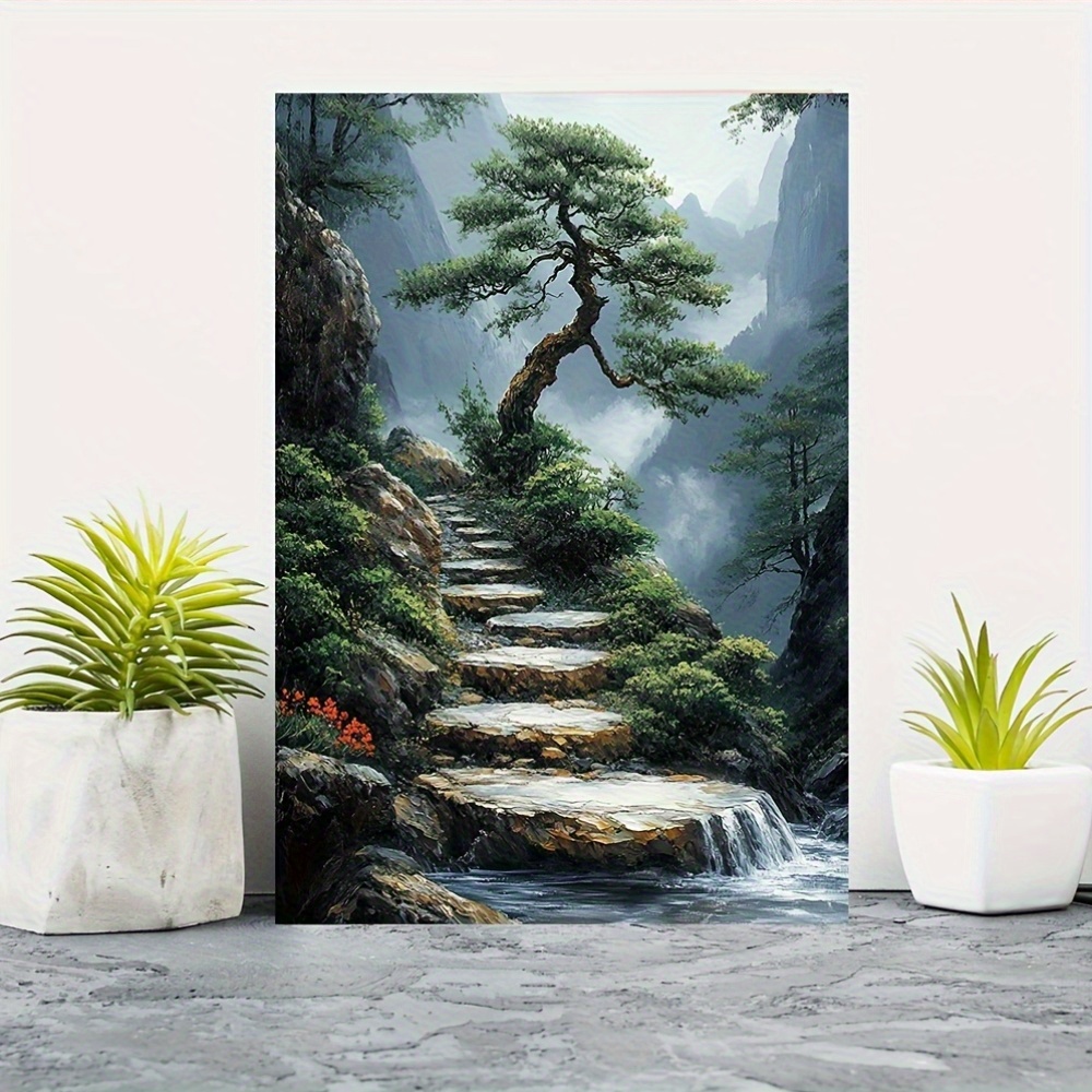 Zen Garden Canvas Artwork Feat - Bonsai Vertical Garden recension och pris