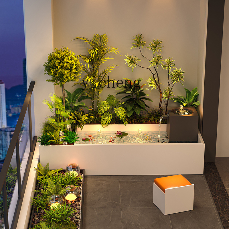 Garden Balcony Flower Box Sitt - Bonsai Garden Fountain recension och pris