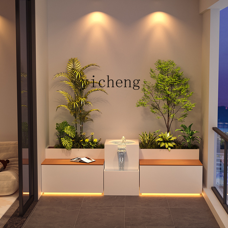Garden Balcony Flower Box Sitt - Bonsai Garden Fountain recension och pris