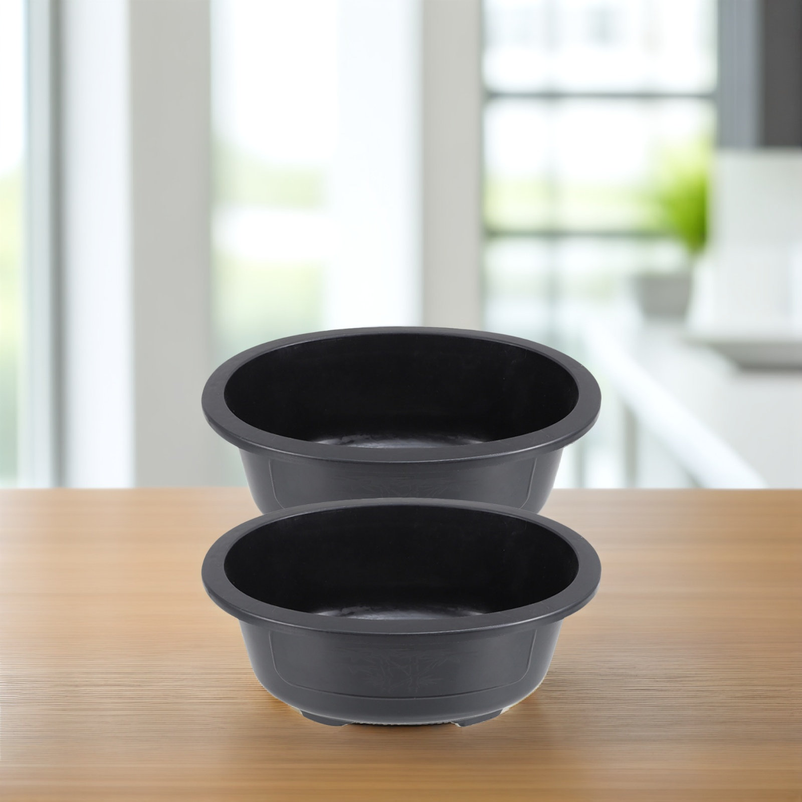 2Pcs Large Oval Flowerpot Plas - Bonsai Vertical Garden recension och pris
