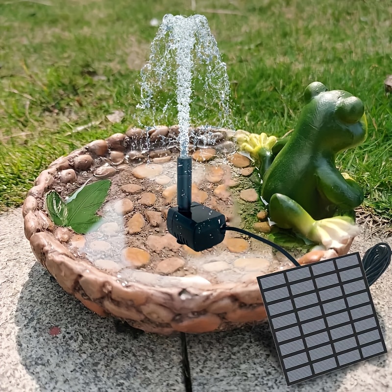 Solar Fountain with 6 Nozzles  - Bonsai Garden Fountain recension och pris