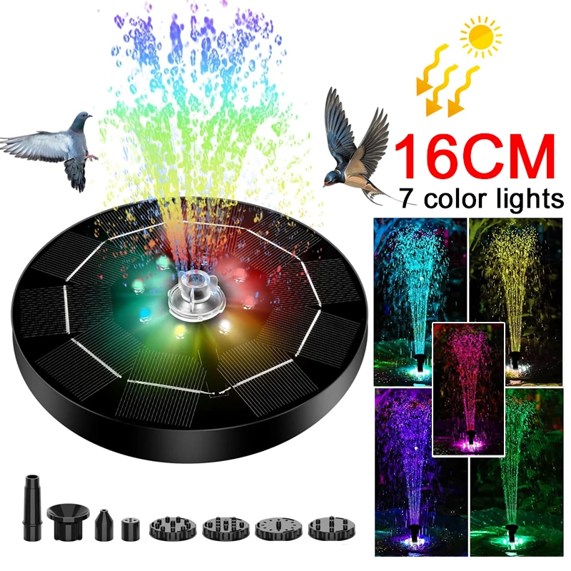 Fountain Light 7 Colors LED Li - Bonsai Garden Fountain recension och pris