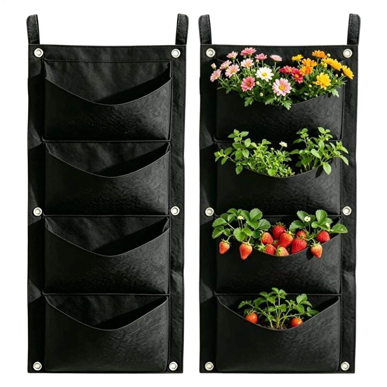 2pcs Wall Hanging Planting Bag - Bonsai Vertical Garden recension och pris