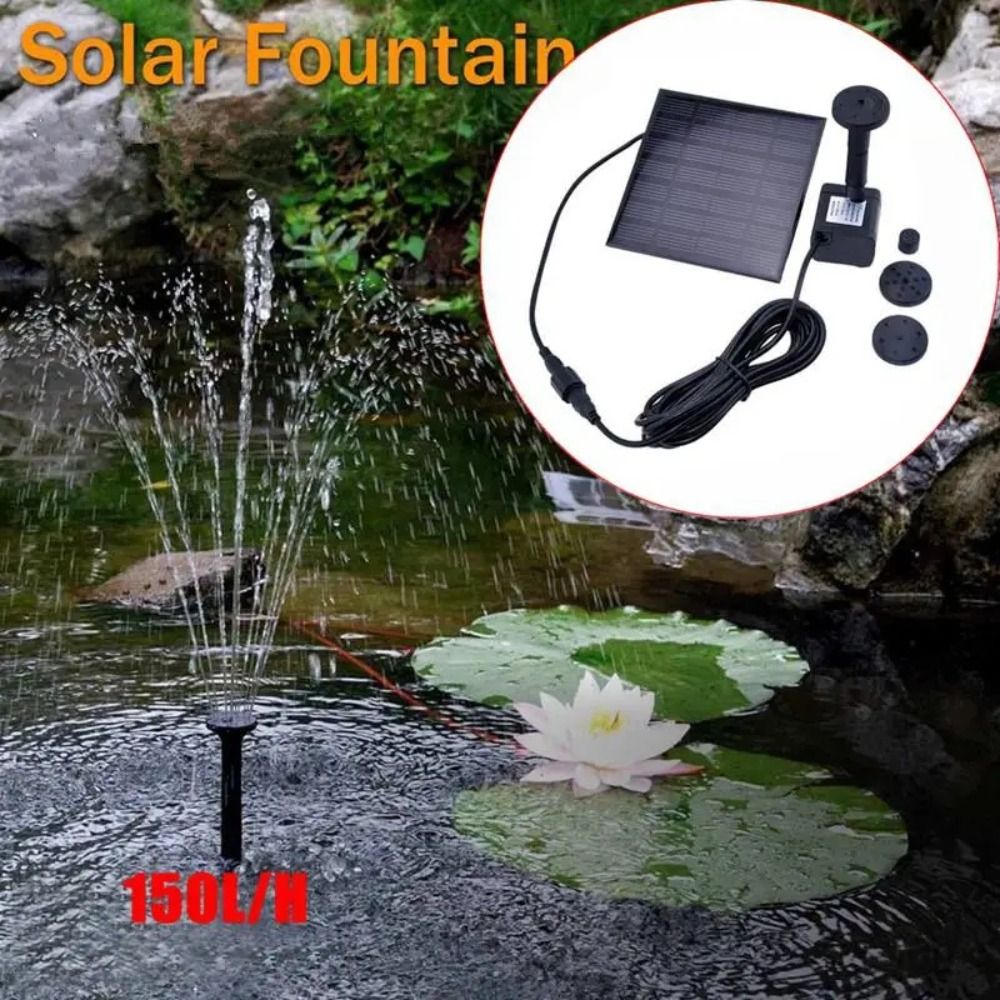1.4W Mini Solar Fountain Pump  - Bonsai Garden Fountain recension och pris