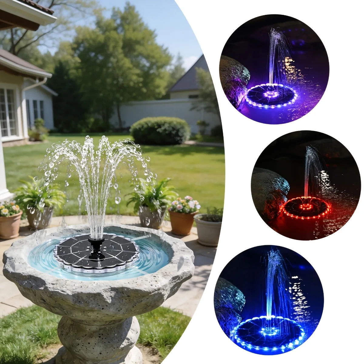 3.5W Outdoor Solar Fountain fo - Bonsai Garden Fountain recension och pris