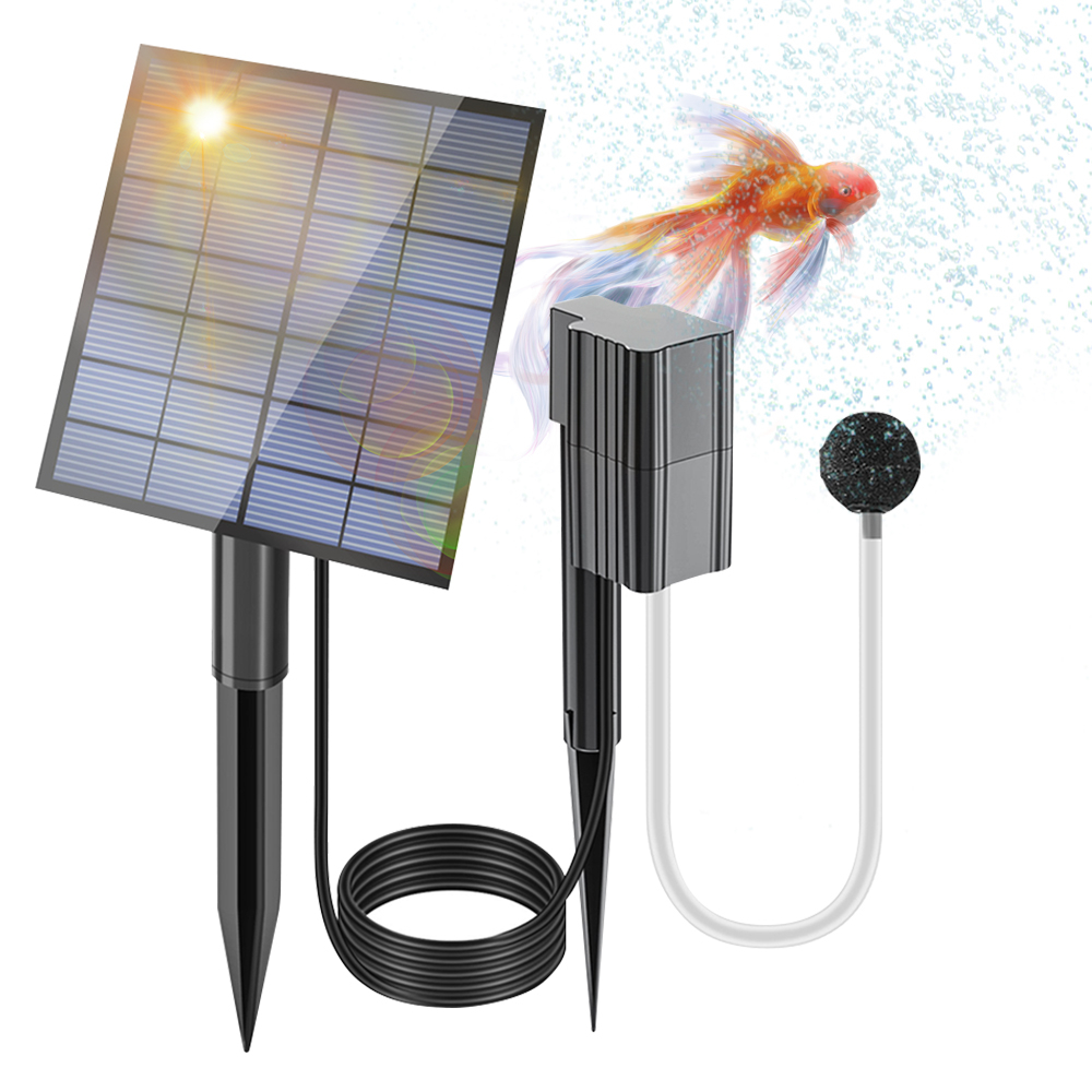 Solar Pond Aerator 2.5W/7V Air - Bonsai Garden Fountain recension och pris