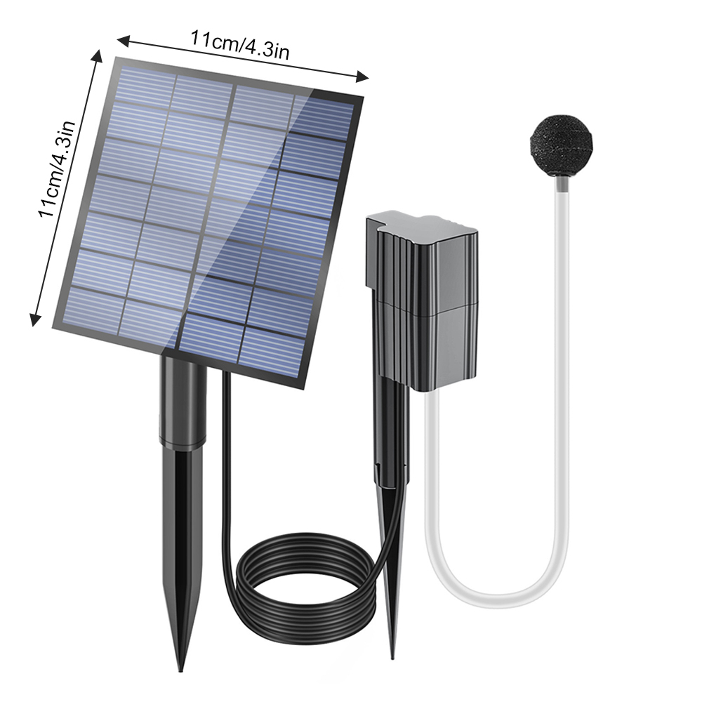Solar Pond Aerator 2.5W/7V Air - Bonsai Garden Fountain recension och pris