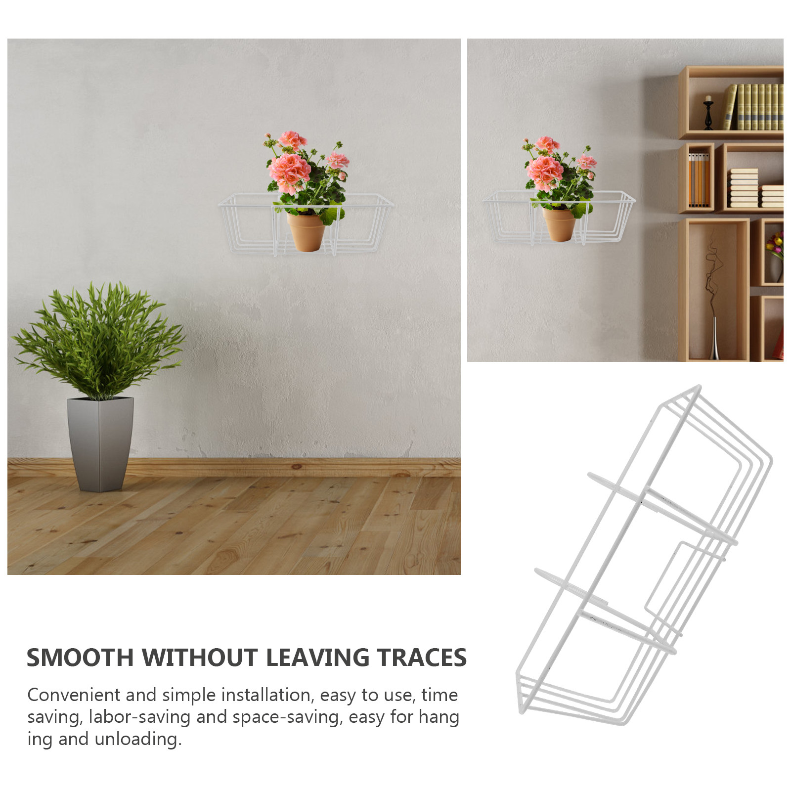 1Pcs Rustproof Iron Flowerpot  - Bonsai Vertical Garden recension och pris