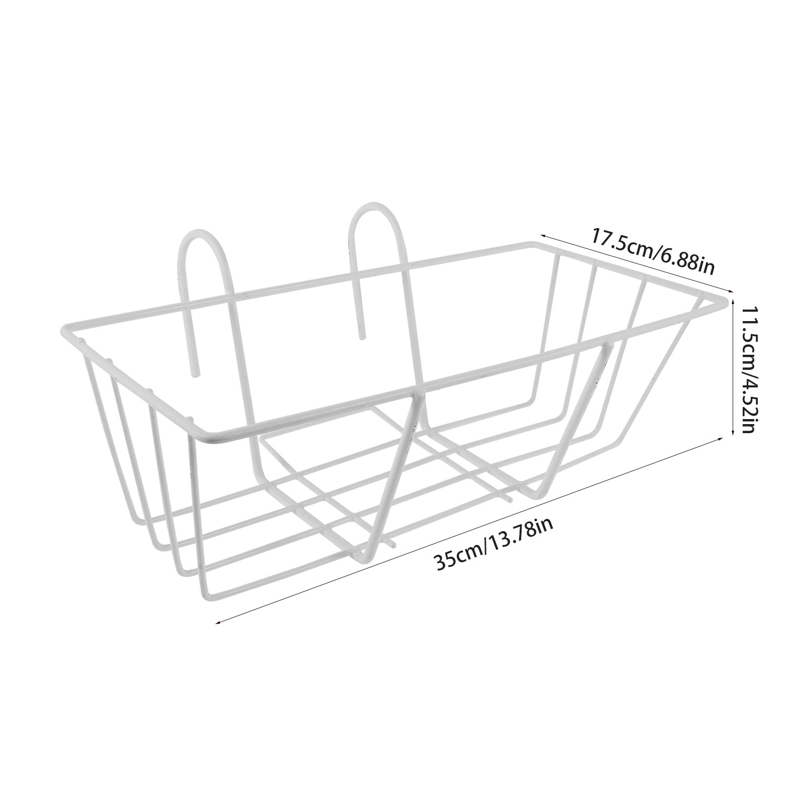 1Pcs Rustproof Iron Flowerpot  - Bonsai Vertical Garden recension och pris