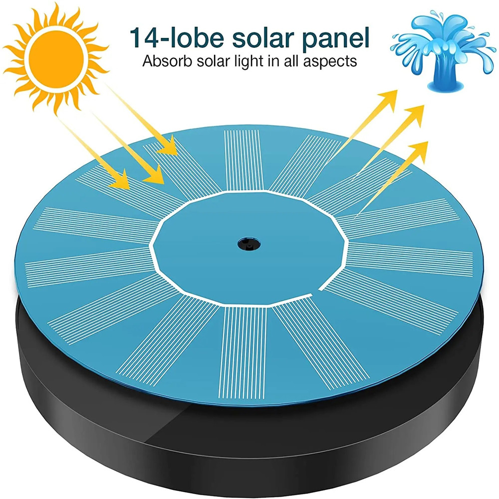 13cm Floating Solar Panel Sola - Bonsai Garden Fountain recension och pris