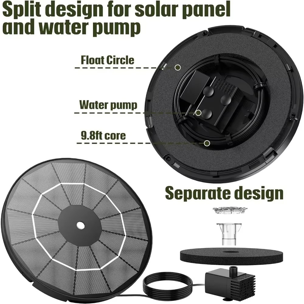 Solar Fountain Pump,DIY Water  - Bonsai Garden Fountain recension och pris
