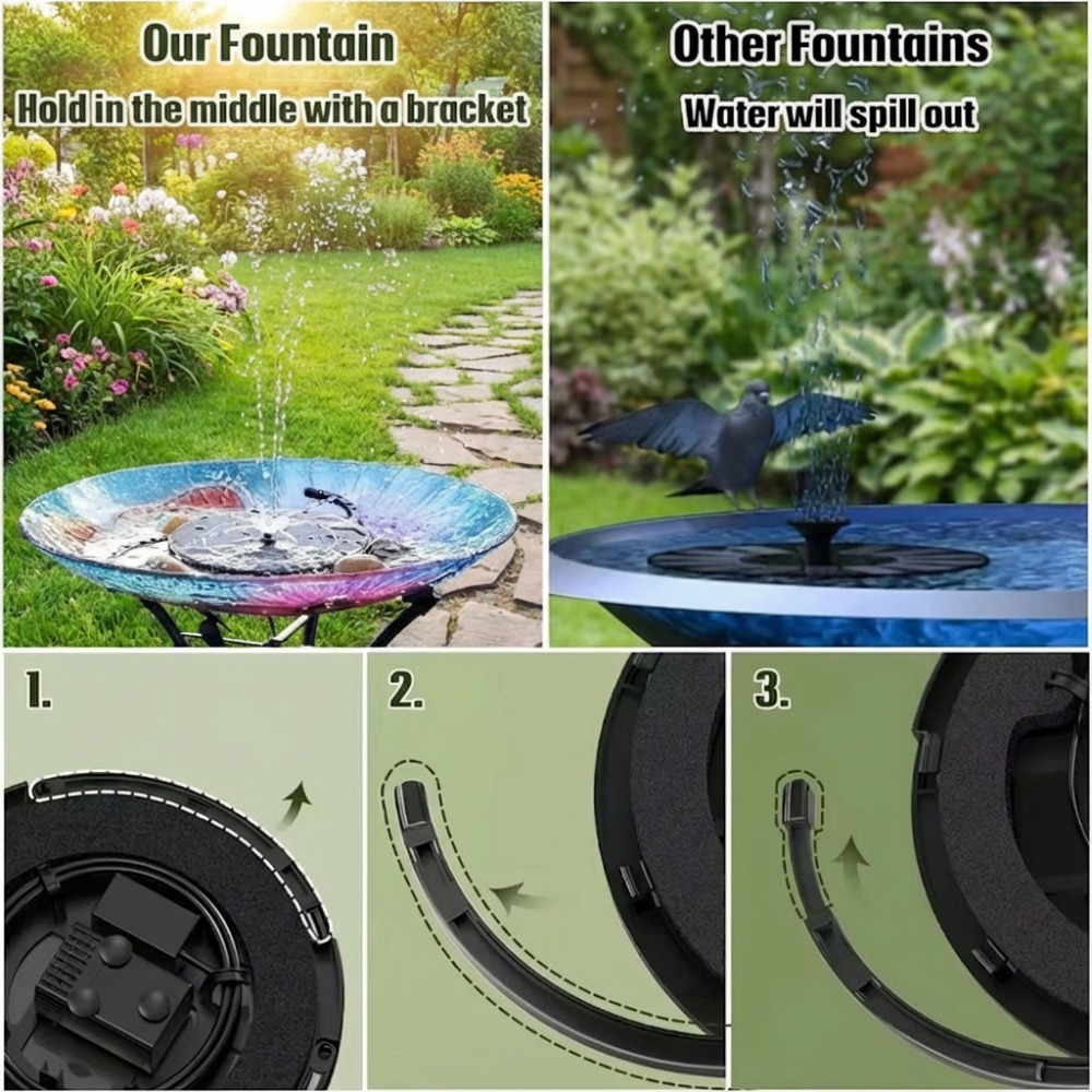 Solar Fountain Pump,DIY Water  - Bonsai Garden Fountain recension och pris